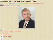 Tablet Screenshot of drthfrank.de